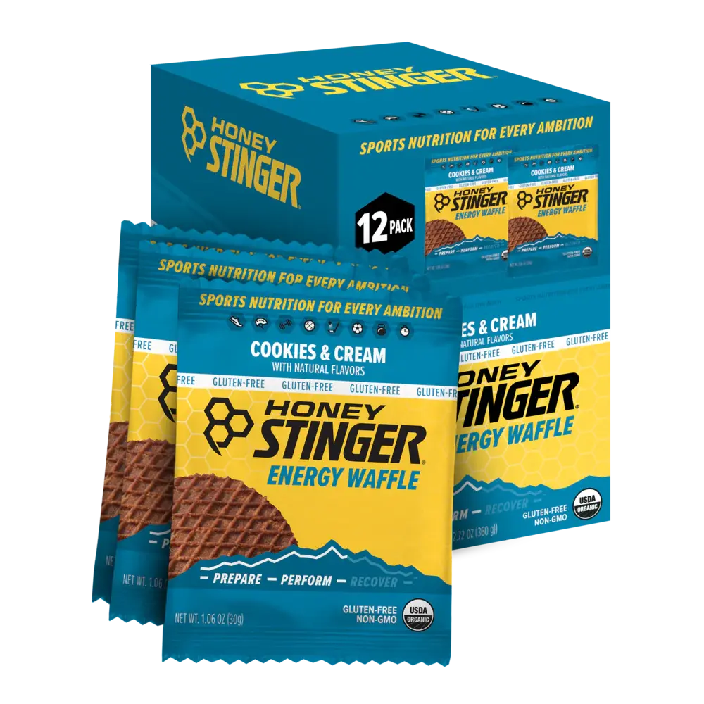 Honey Stinger Gluten-Free Waffles - Box of 12 Honey Stinger