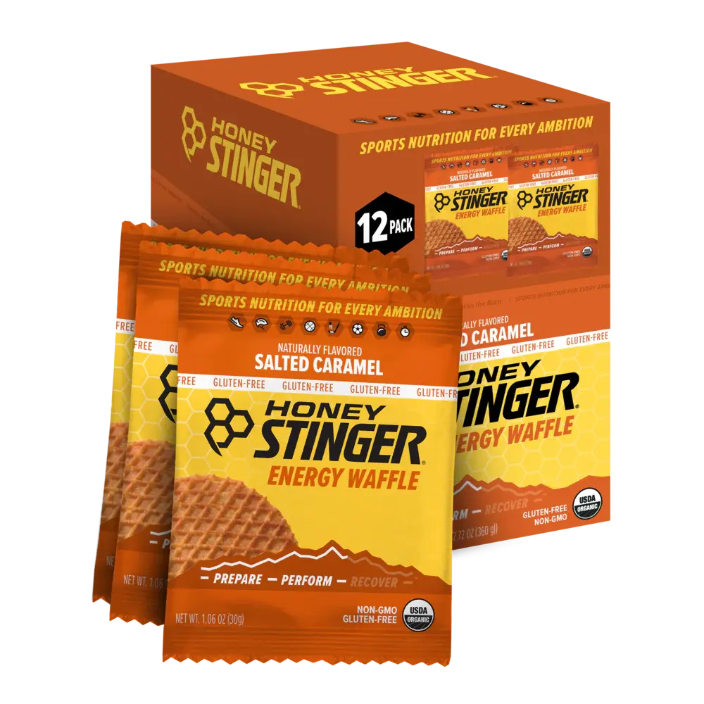 Honey Stinger Gluten-Free Waffles - Box of 12 Honey Stinger