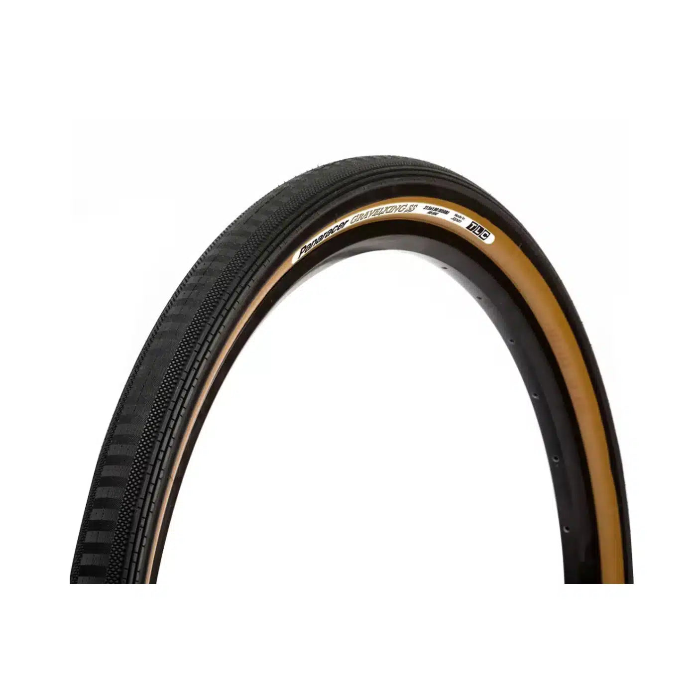Panaracer GravelKing SS Plus ProTite Protection TL Tire - 700 x 43 | Black/Brown