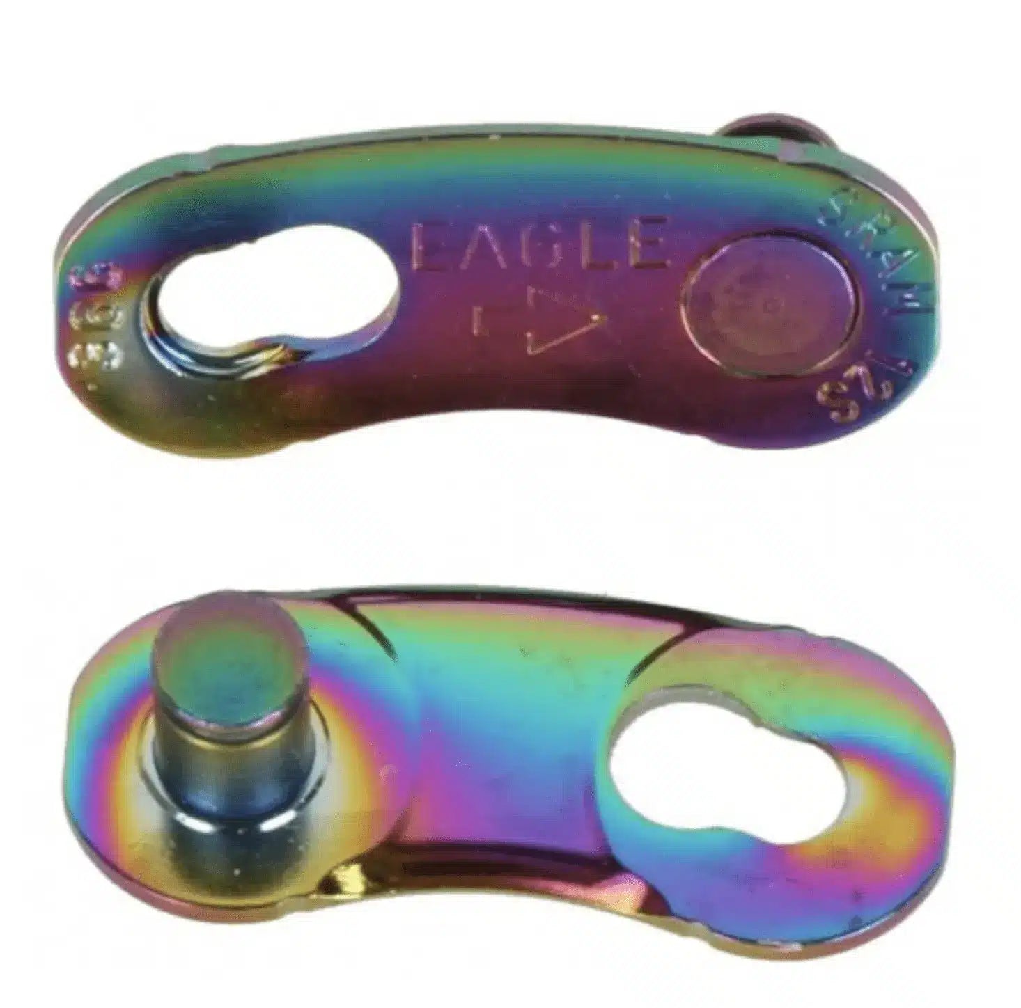 SRAM Eagle PowerLock Link for 12-Speed Chain | Rainbow Finish | Card of 4