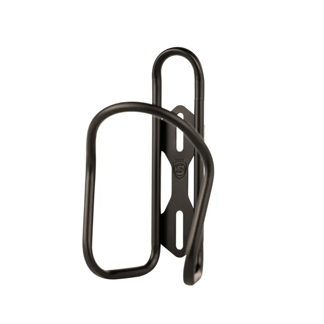 Silca Sicuro Water Bottle Cage - Titanium | Black