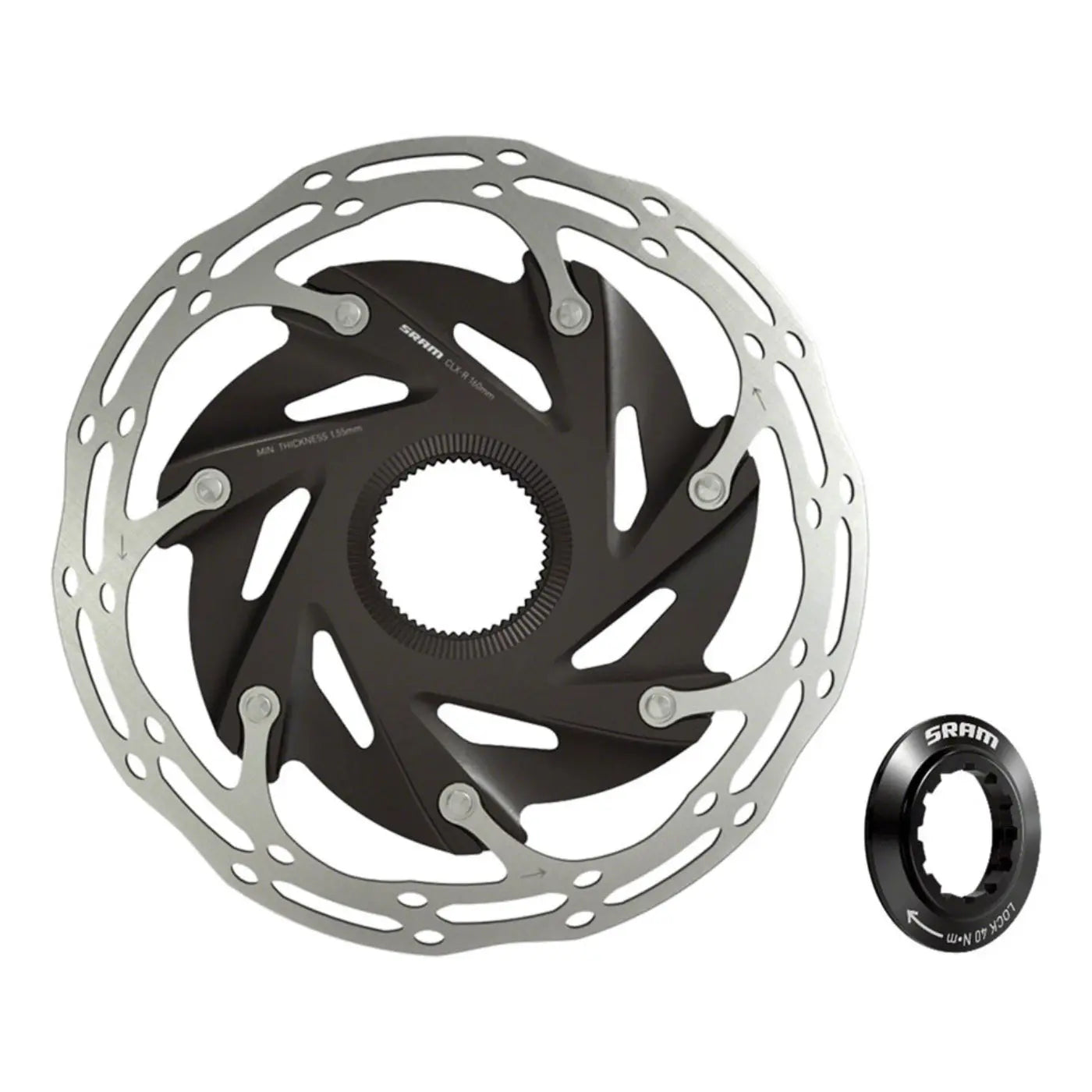 SRAM CenterLine XR Disc Brake Rotor - 160mm | Center Lock SRAM