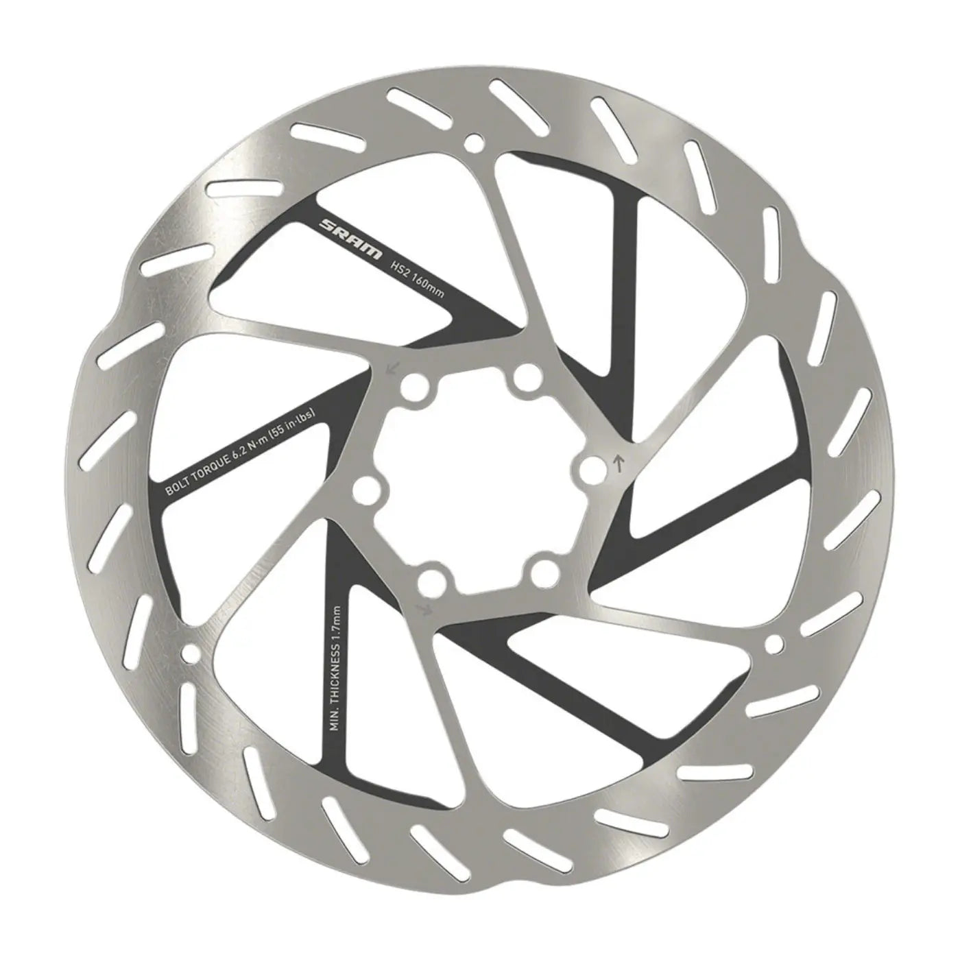 SRAM HS2 Disc Brake Rotor - 160mm | 6-Bolt SRAM