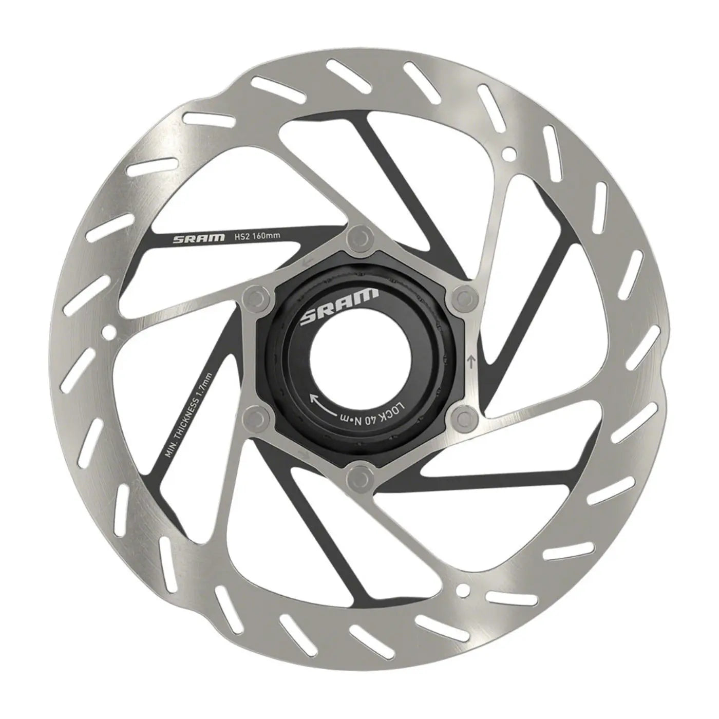 SRAM HS2 Disc Brake Rotor - 160mm | Center Lock SRAM