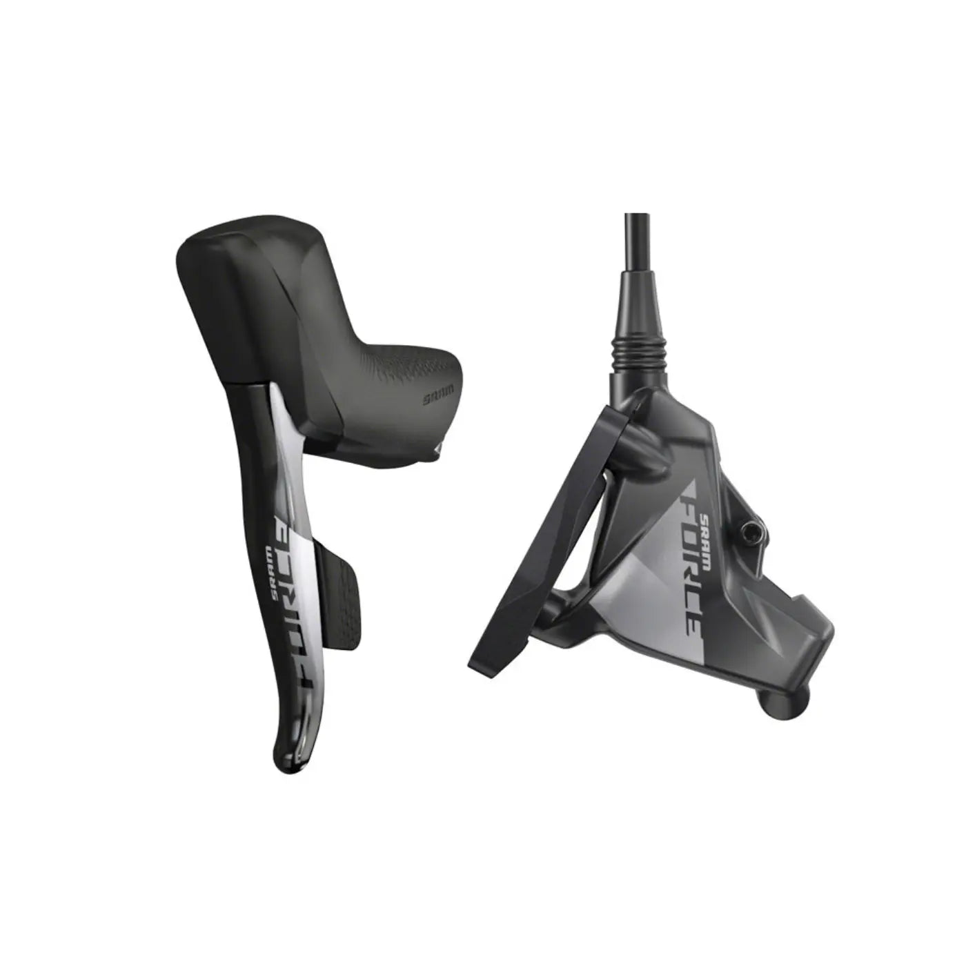 SRAM Force eTap AXS HRD Shift/Brake Lever and Hydraulic Disc Caliper - Left/Front | Flat Mount 20mm | 950mm Hose - [Open Box]