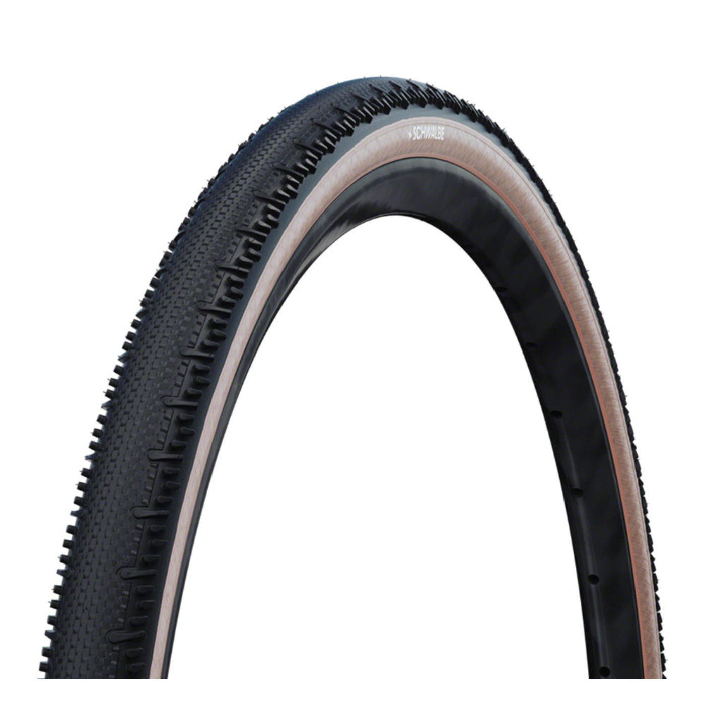 Schwalbe G-One RS Tubeless Tire - 700 x 50 | Black/Transparent