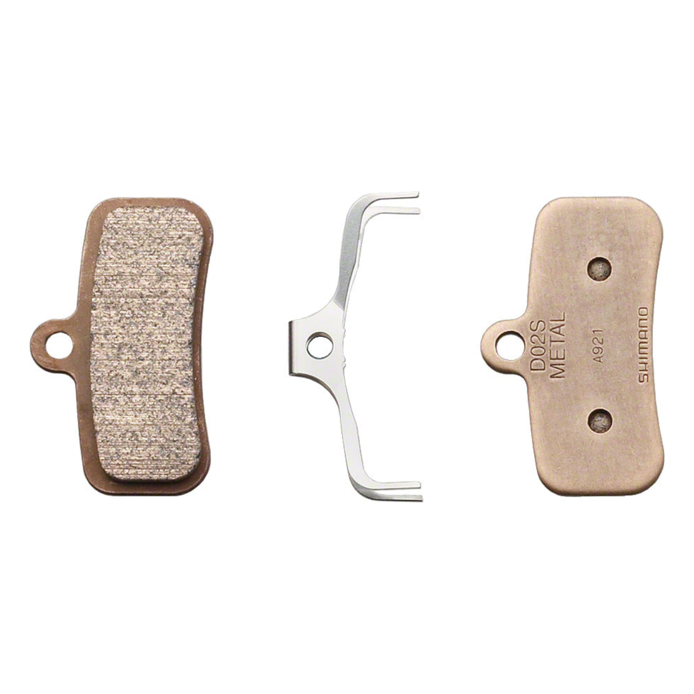Shimano D02S-MX Disc Brake Pad and Spring - Metal Compound | Stainless Steel