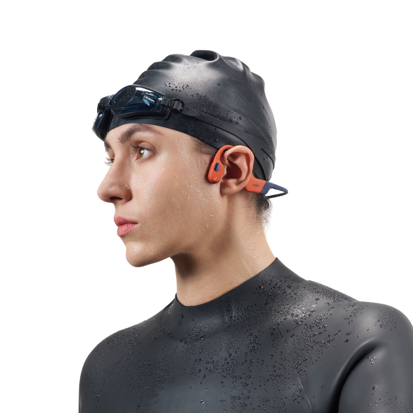 Shokz OpenSwim Pro Headphones - Red