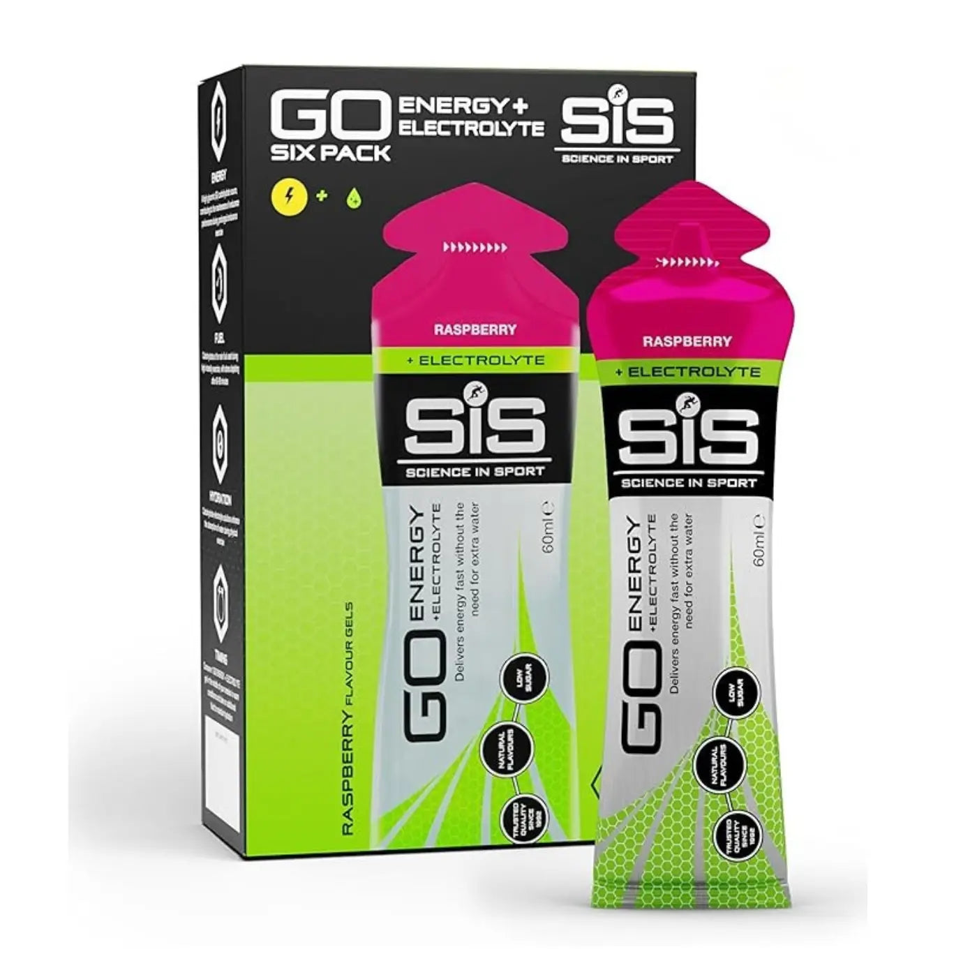 SiS GO Energy + Electrolyte Gel - Box of 6 Science in Sport