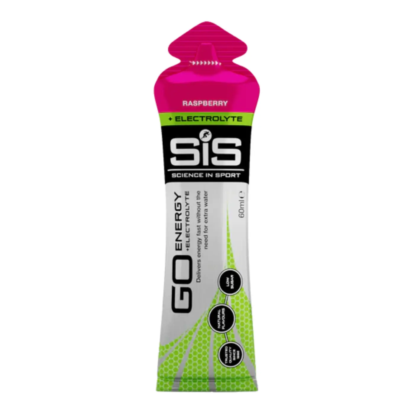 SiS GO Energy + Electrolyte Gel - Raspberry | Individual Science in Sport
