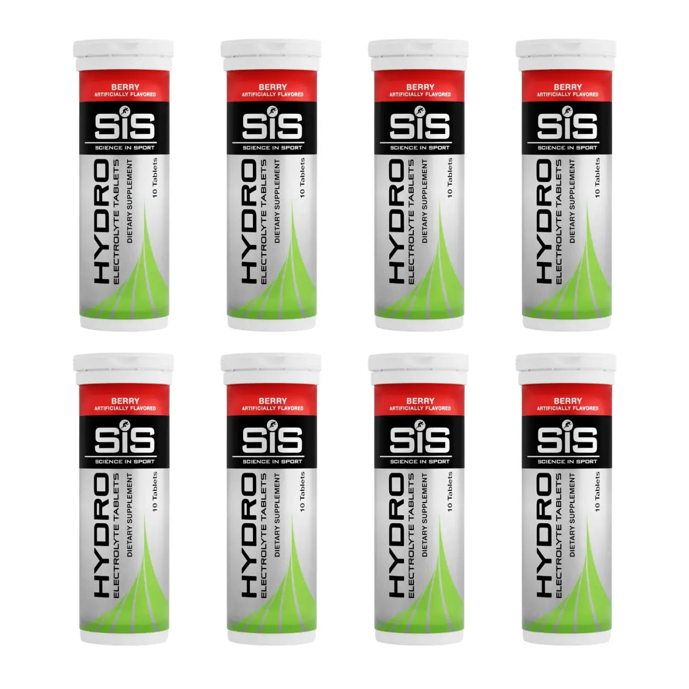 SiS HYDRO Tablets - Berry | Pack of 8 Tubes Science in Sport