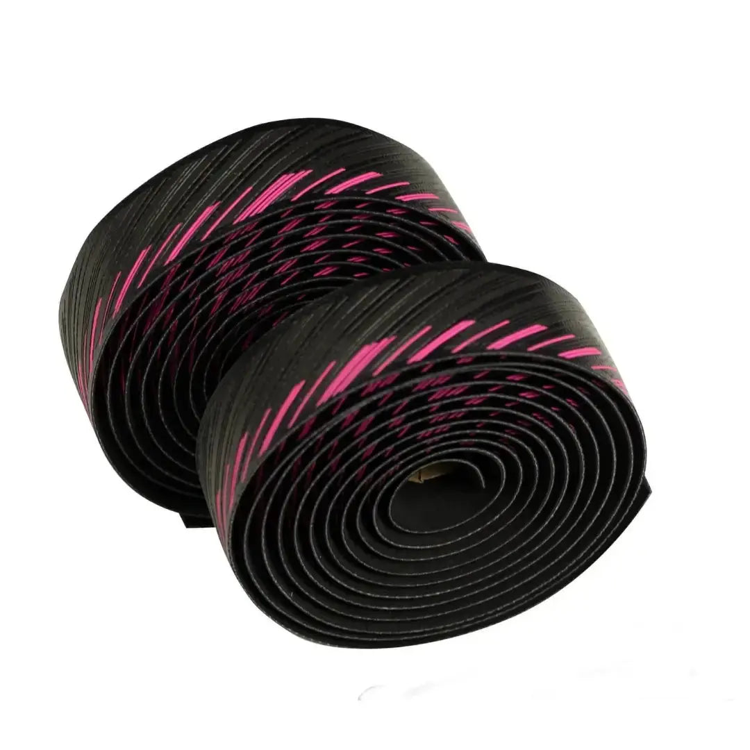 Silca Nastro Cuscino Bar Tape - 3.75 | Black w/ Hot Pink Silca