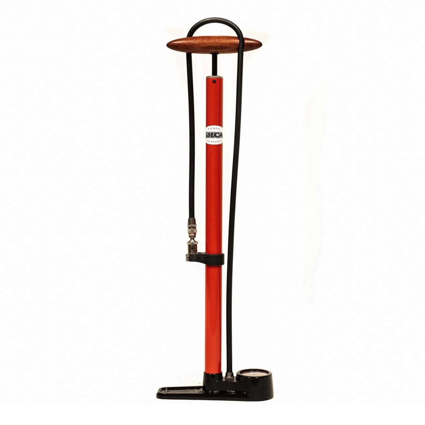 Silca Pista Floor Pump - Red