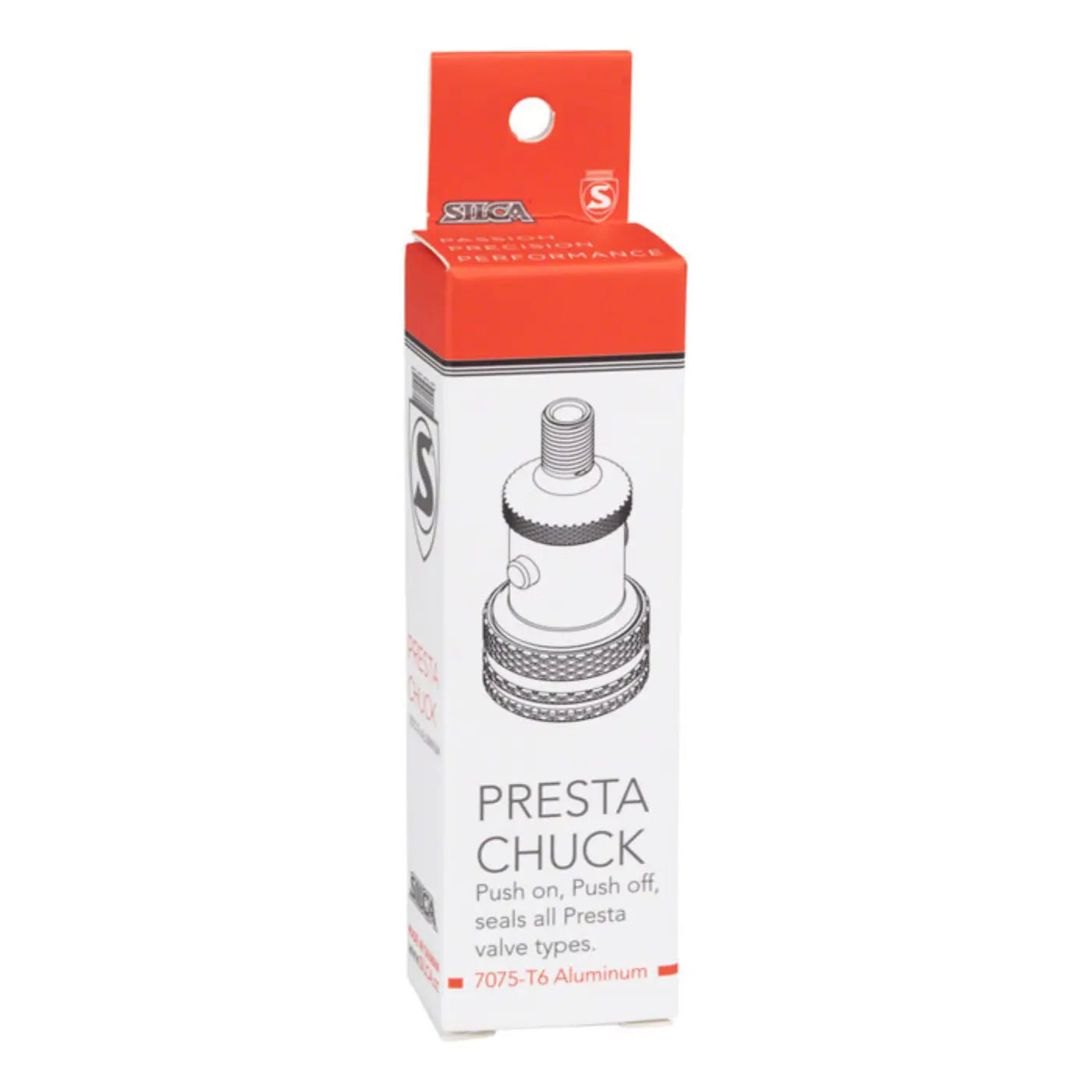 Silca Aluminum Presta Chuck - Press-On Silca