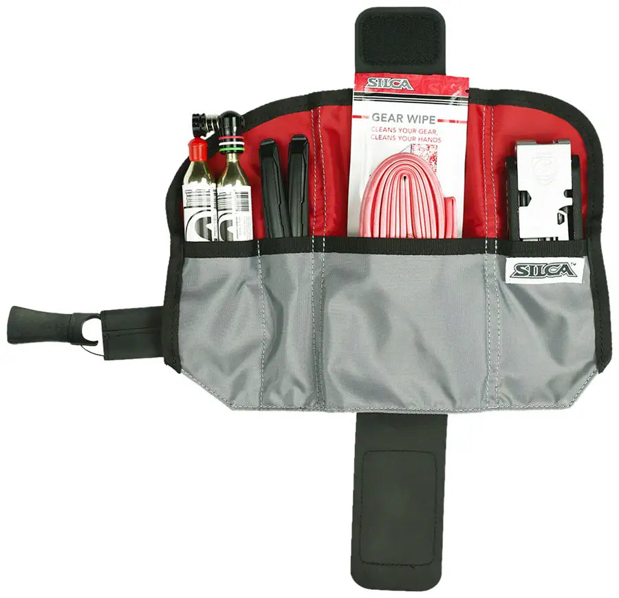Silca Asymmetrico Seat Bag Tool Wrap - Boa Closure | 4-Pocket