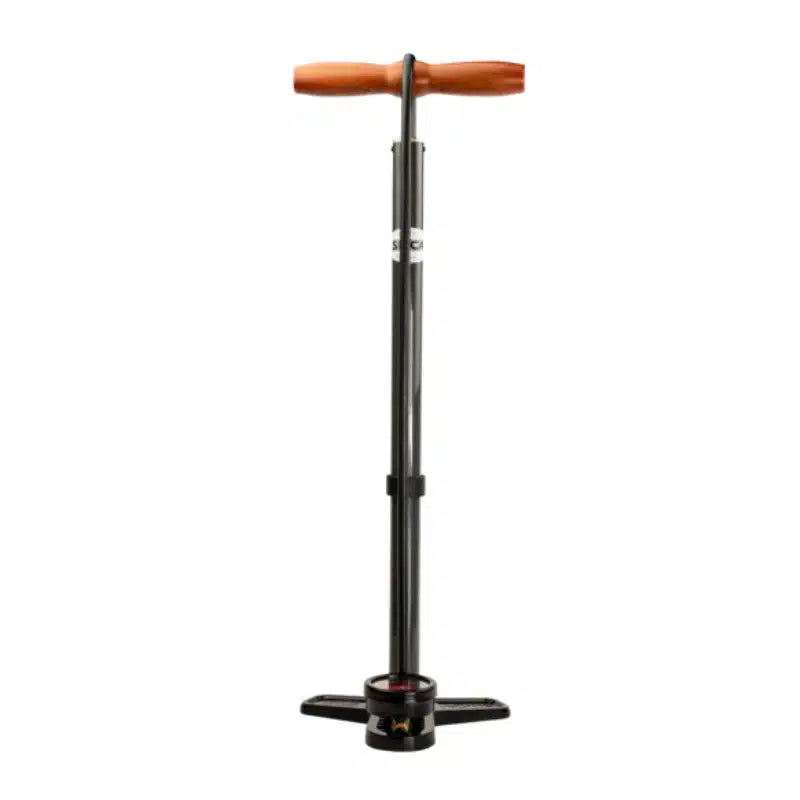 Silca Pista Plus Floor Pump - Steel Body | Ash Wood Handle | 220psi