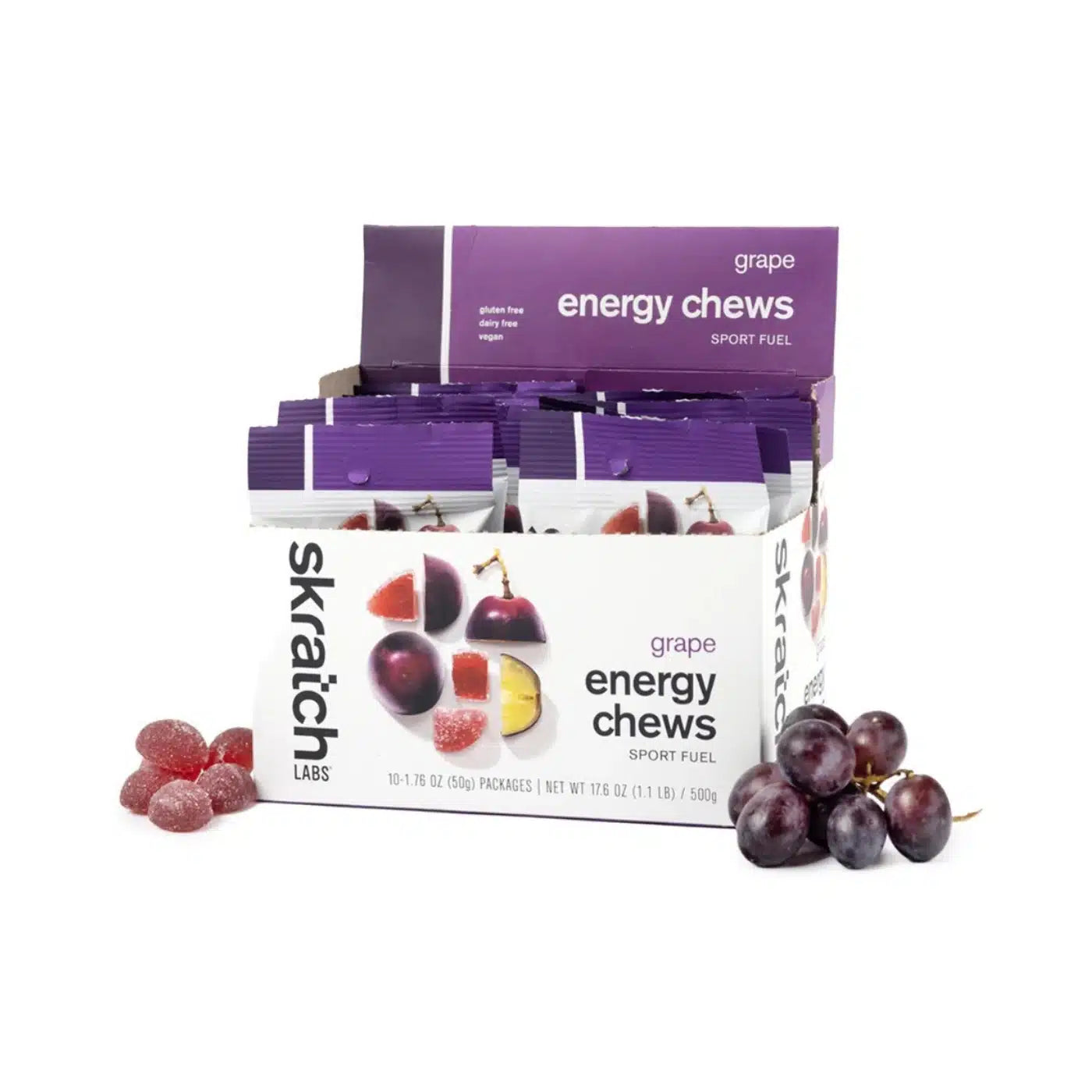 Skratch Labs Energy Chews - Grape | 10 pack