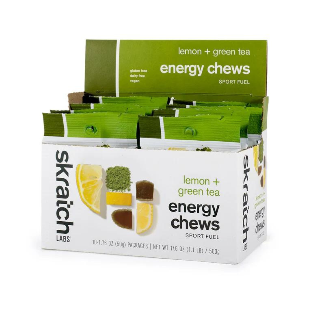 Skratch Labs Energy Chews - Lemon + Green Tea | 10 pack