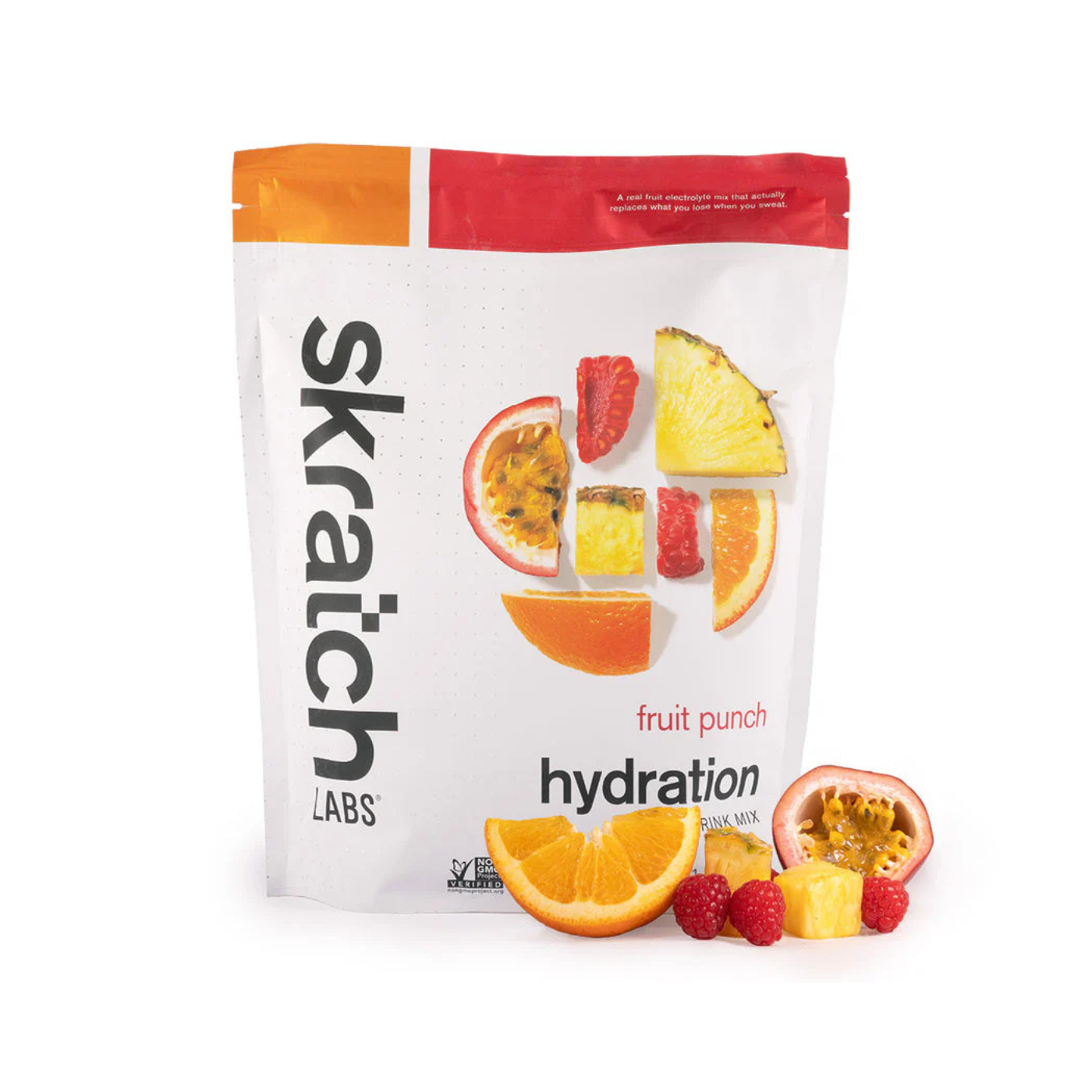 Skratch Labs Hydration Sport Drink Mix - Fruit Punch | 60 Serving Bag