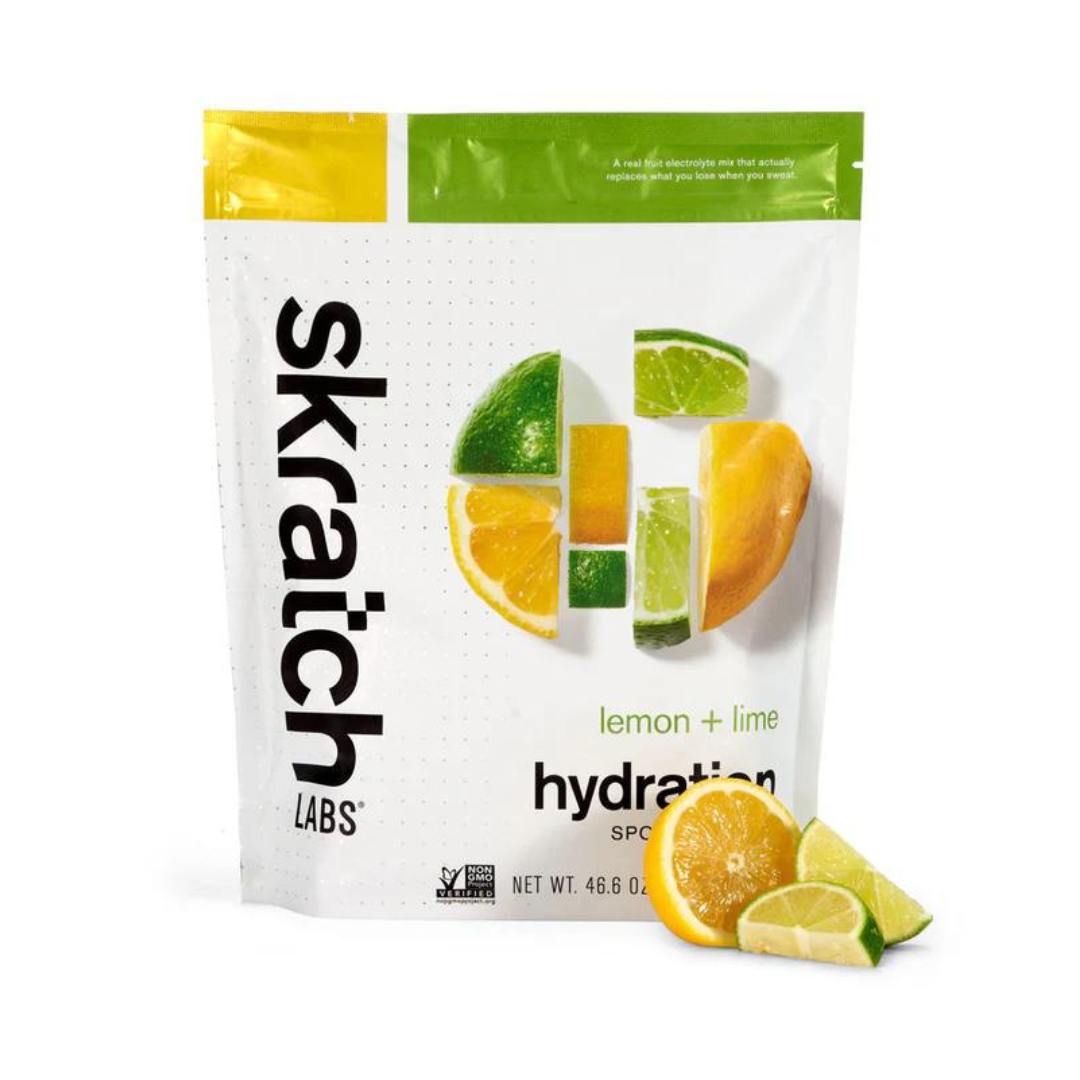 Skratch Labs Hydration Sport Drink Mix - Lemon + Lime | 60 Serving Bag