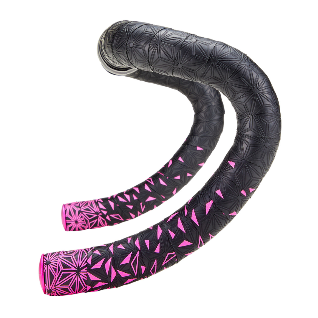 Supacaz Super Sticky Kush Bar Tape - Star Fade Neon Pink