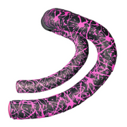 Supacaz Super Sticky Kush Bar Tape - Splat Neon Pink