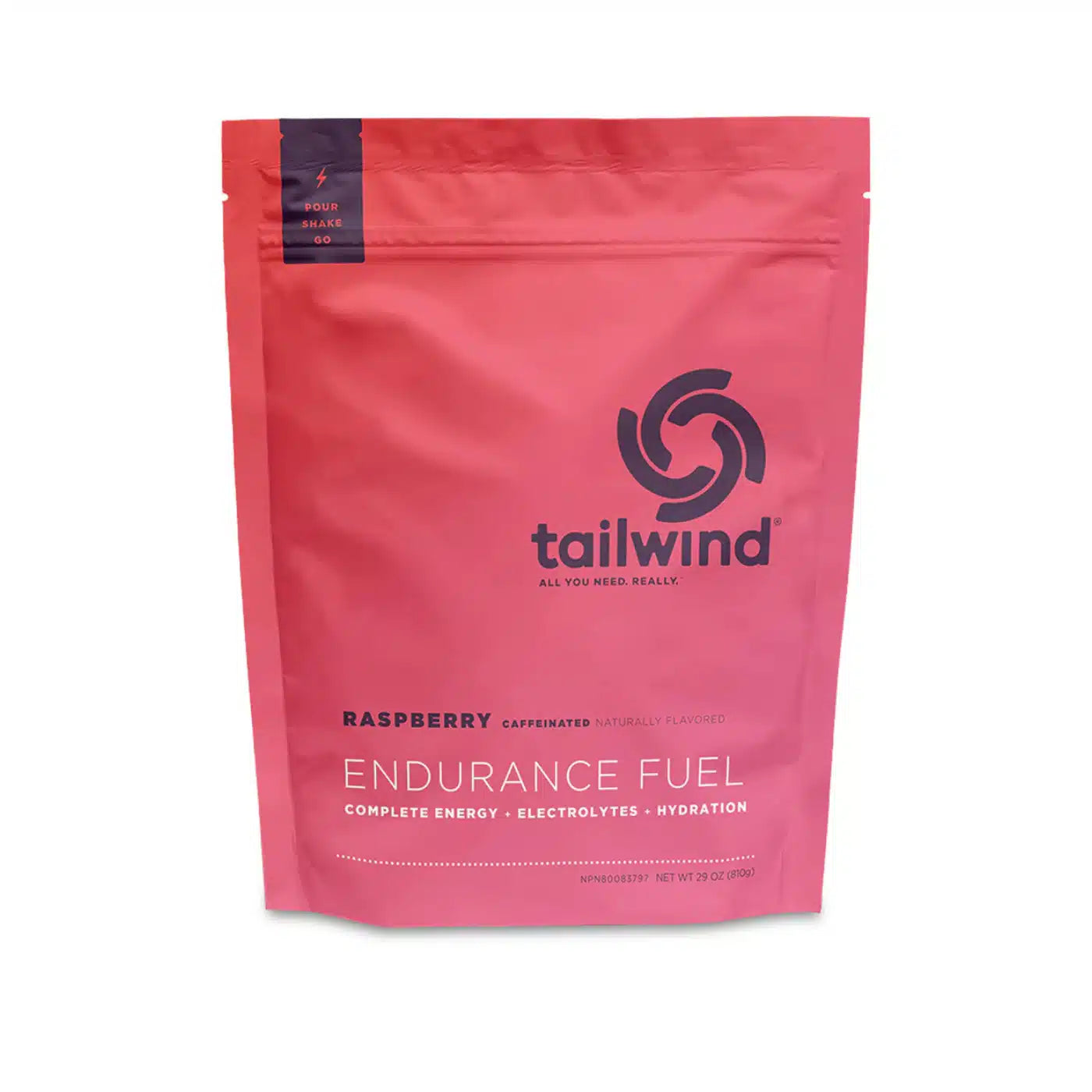 Tailwind Endurance Fuel - Raspberry Caffeinated | 30 servings