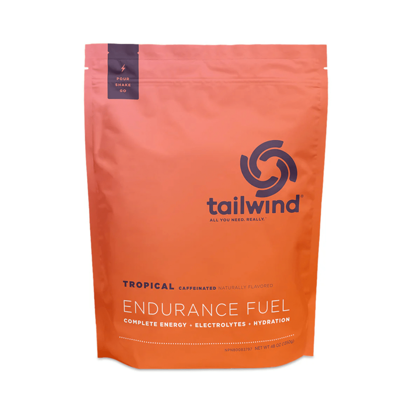 Tailwind Endurance Fuel - Tropical Caffeinated | 50 Servings