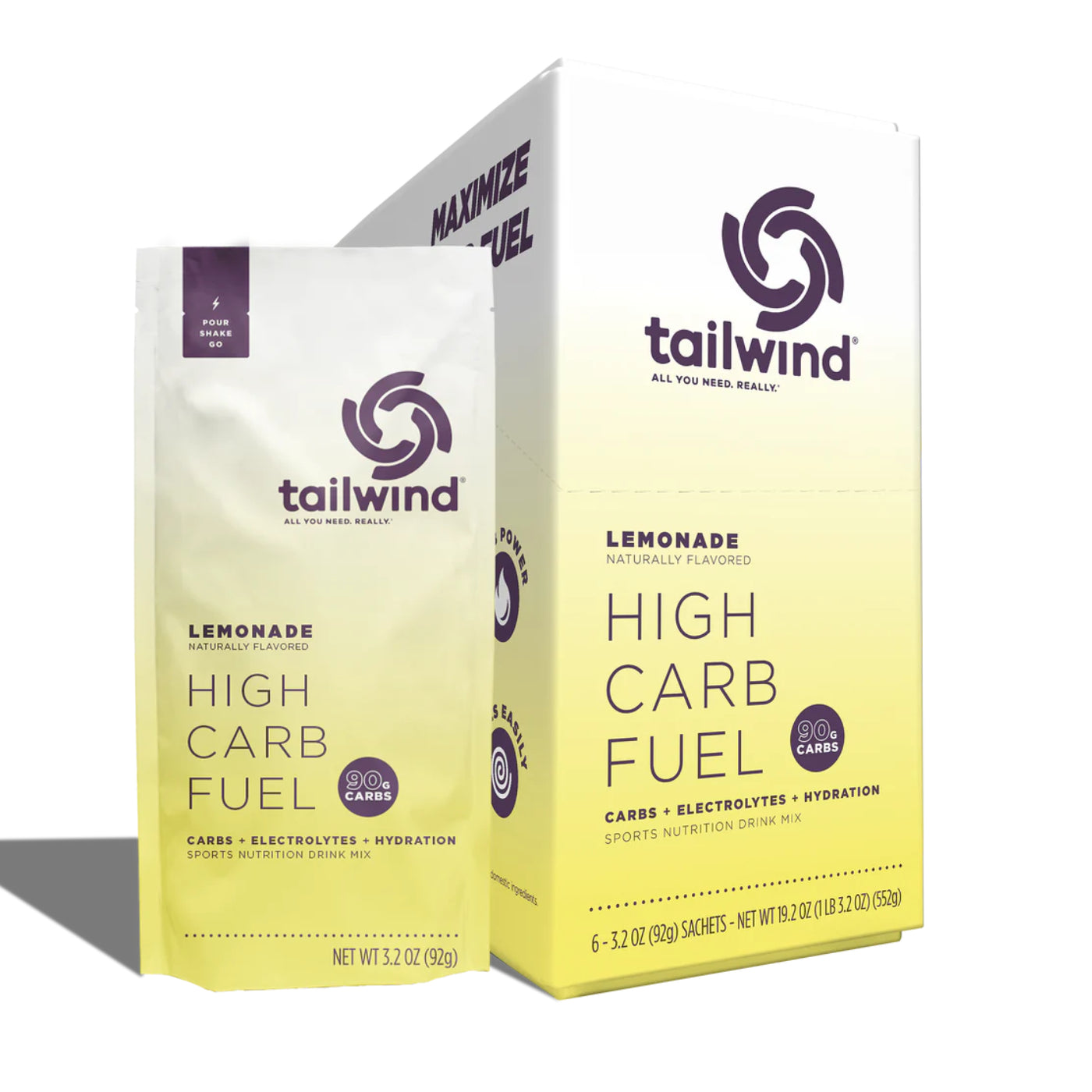Tailwind High Carb Fuel - Lemonade | Box of 6