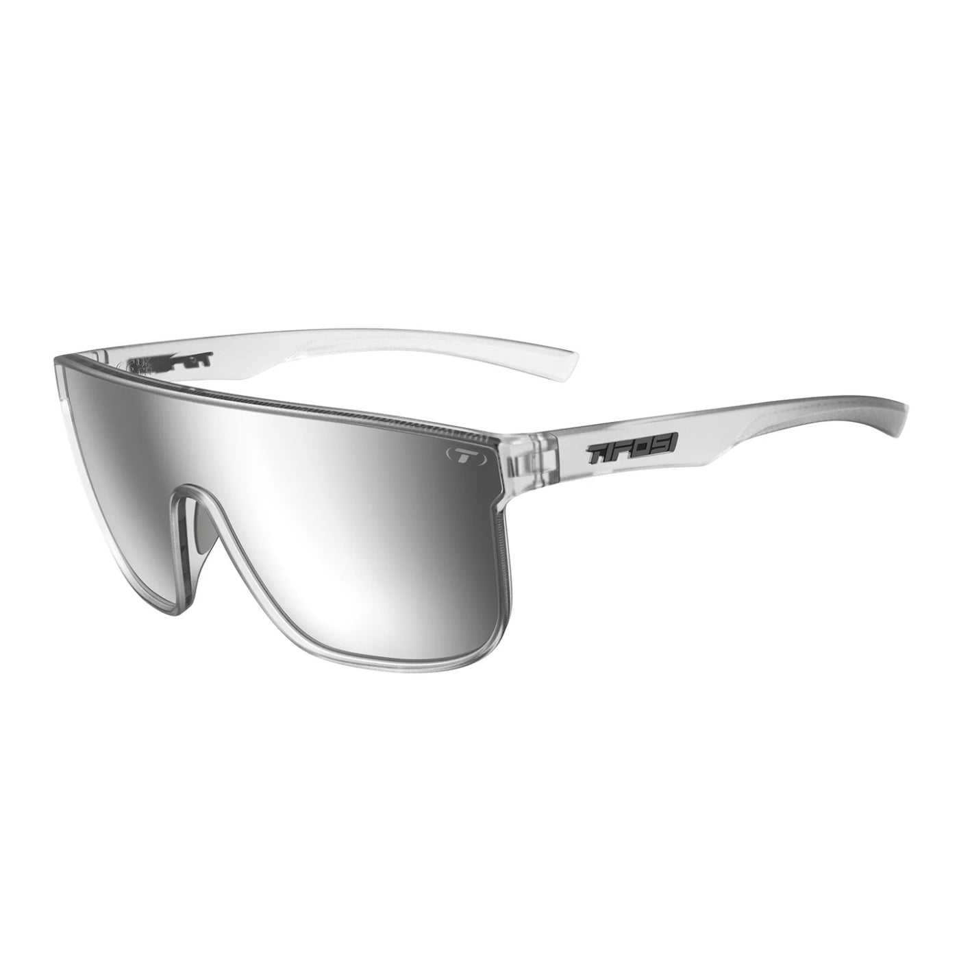Tifosi Sanctum XL - Satin Clear | Smoke Tint | Silver Mirror
