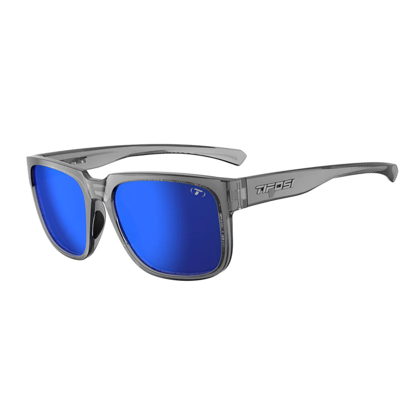 Tifosi Shumo - Crystal Smoke | Smoke Tint | Cobalt Blue Mirror