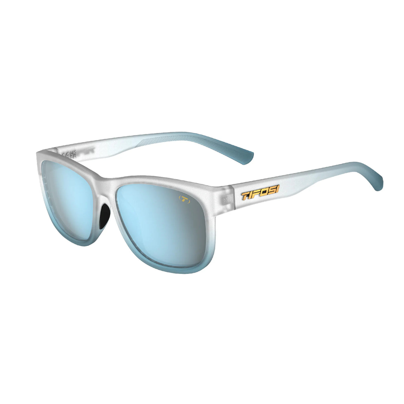 Tifosi Swank XL - Frost Blue | Smoke Tint | Bright Blue Mirror