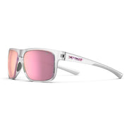Tifosi Swick - Satin Clear | Smoke Tint | Pink Mirror