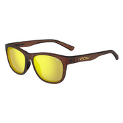 Tifosi Swank - Woodgrain | Smoke Tint | Yellow Mirror