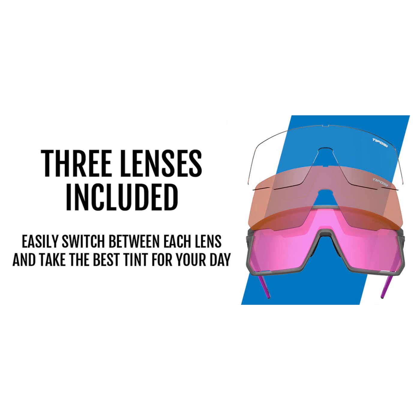 Tifosi Moab - Satin Vapor | 3 Lenses