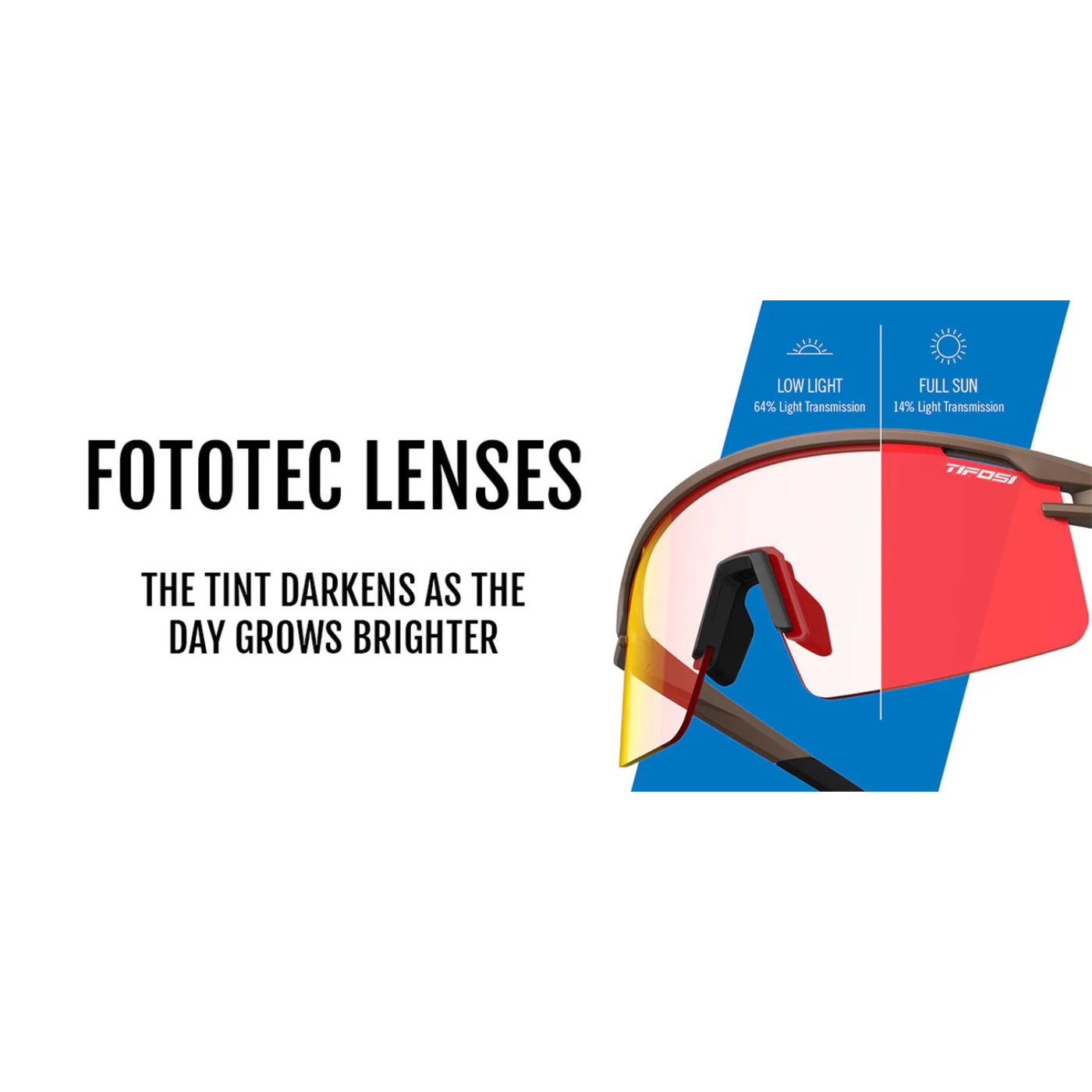 Tifosi Moab Lite - Matte Bronze | Clarion Red Fototec Lens