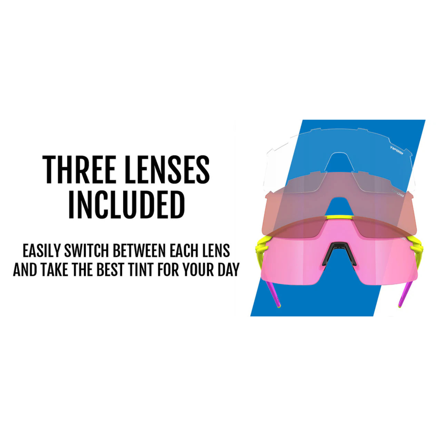 Tifosi Moab Lite - Speed Yellow | 3 Lenses