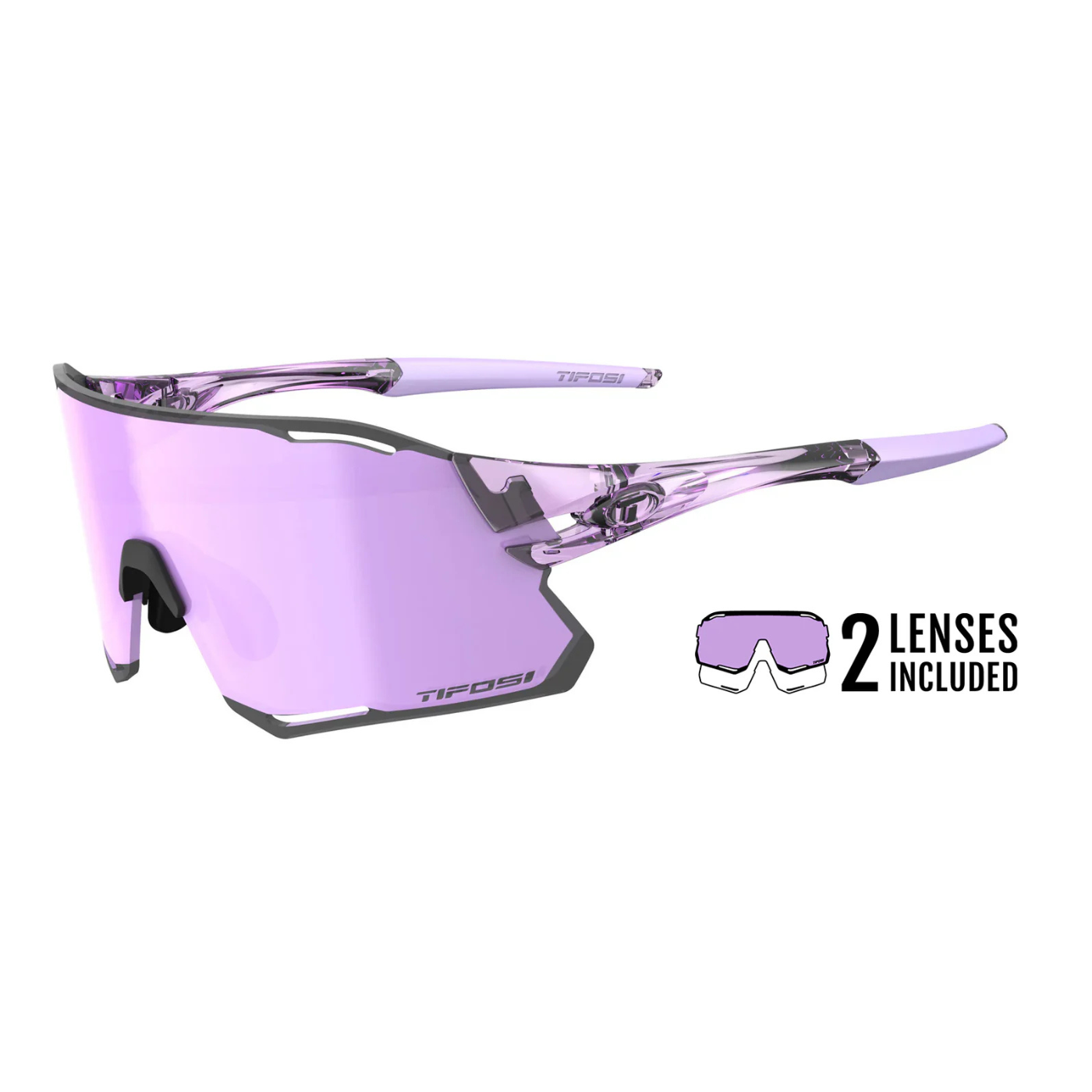 Tifosi Rail Race - Crystal Purple | 2 Lenses