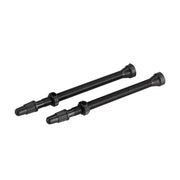 WHISKY No.9 Alloy Tubeless Valves - 80mm | Black