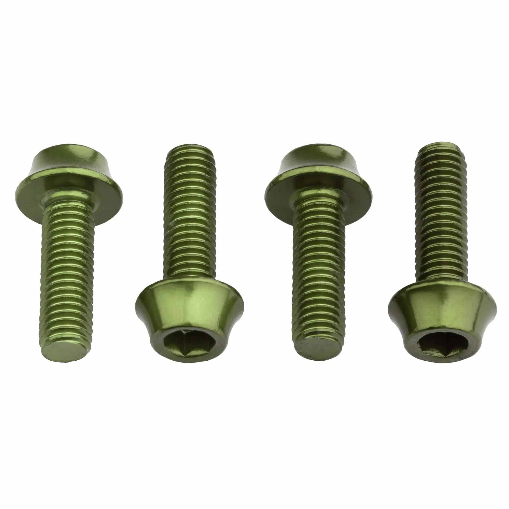 Wolf Tooth Anodized Water Bottle Cage Bolts - Olive