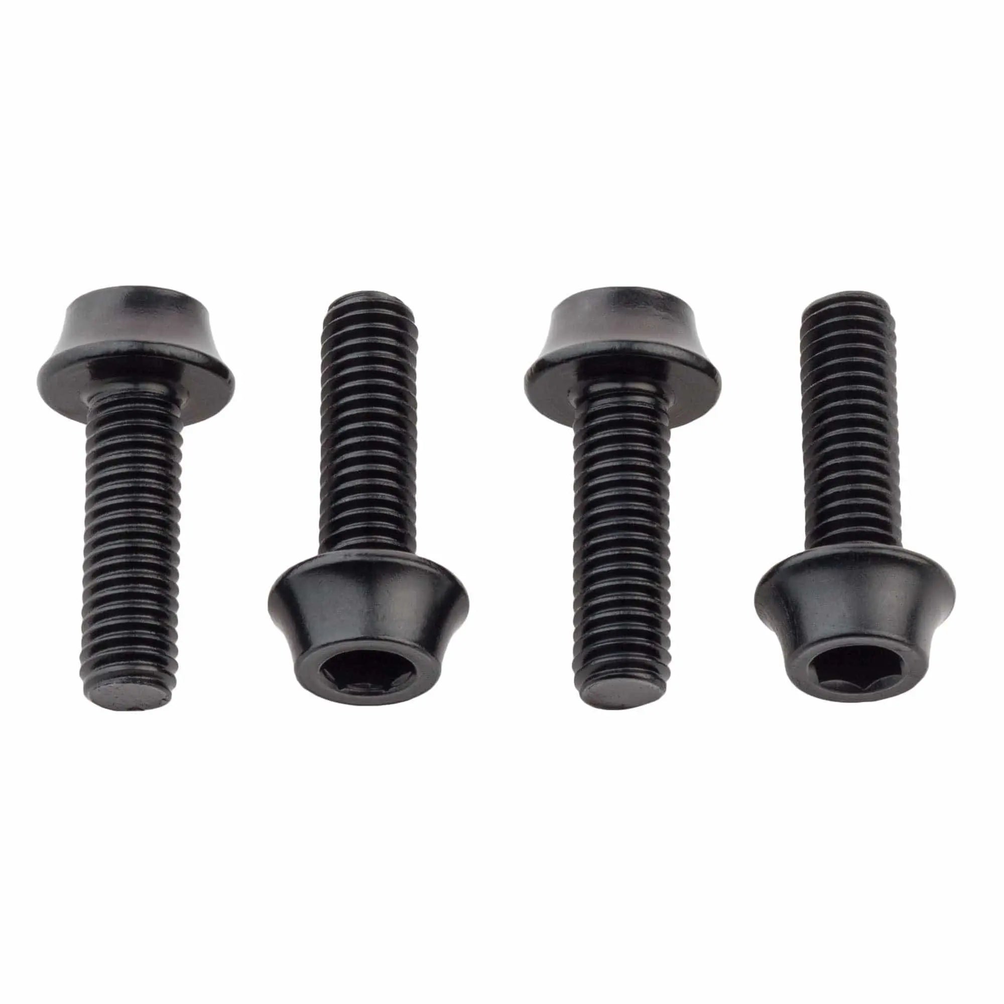 Wolf Tooth Anodized Water Bottle Cage Bolts - Black