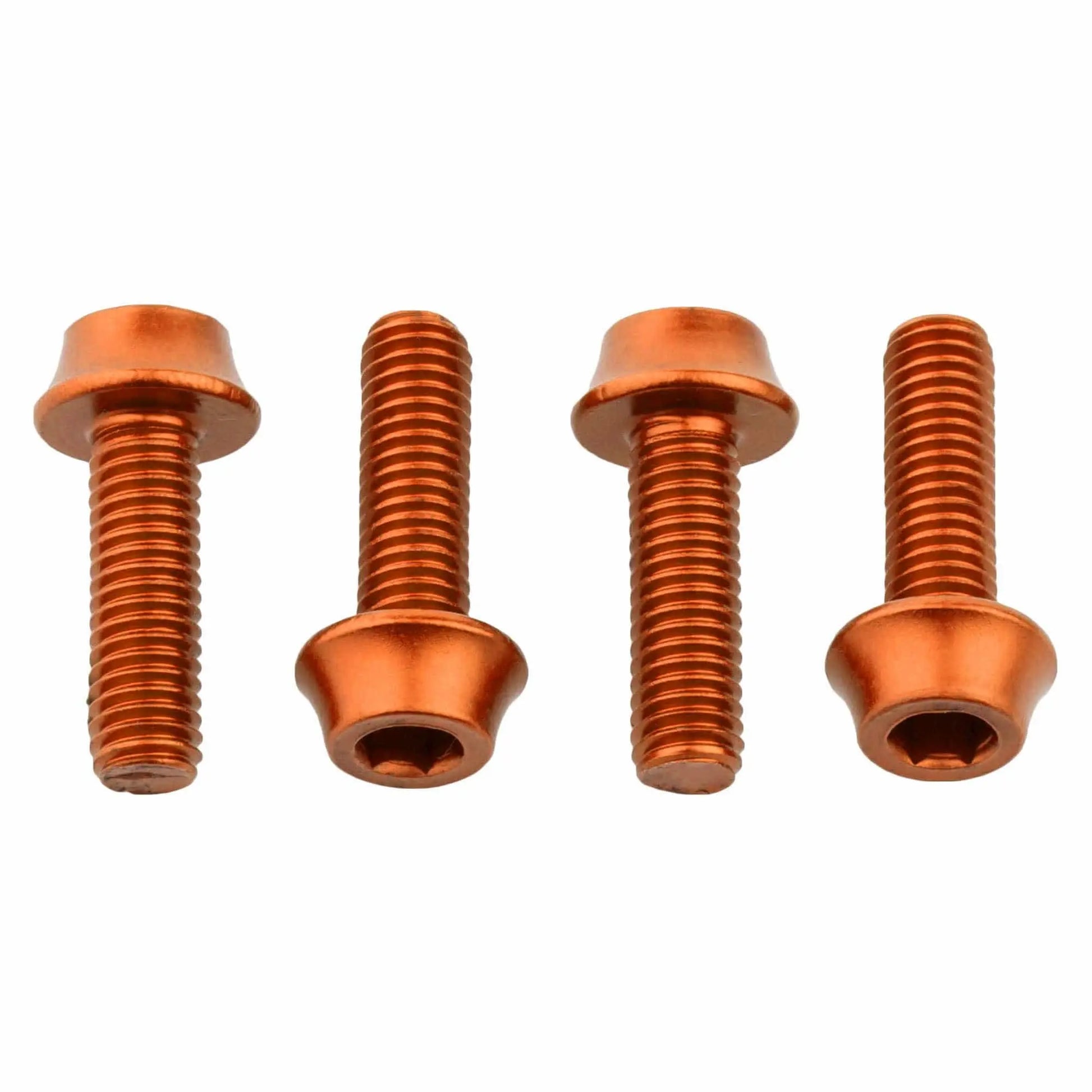 Wolf Tooth Anodized Water Bottle Cage Bolts - Orange