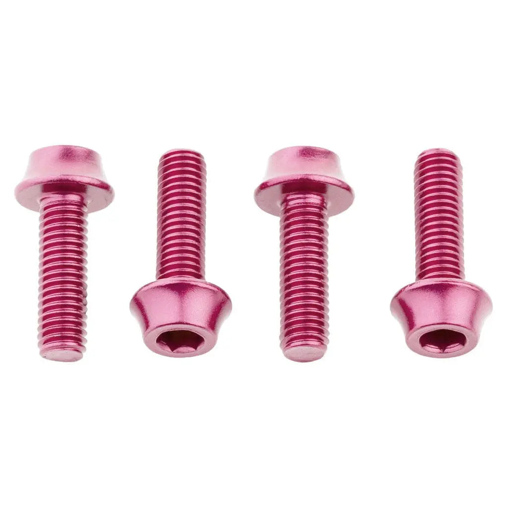 Wolf Tooth Anodized Water Bottle Cage Bolts - Pink