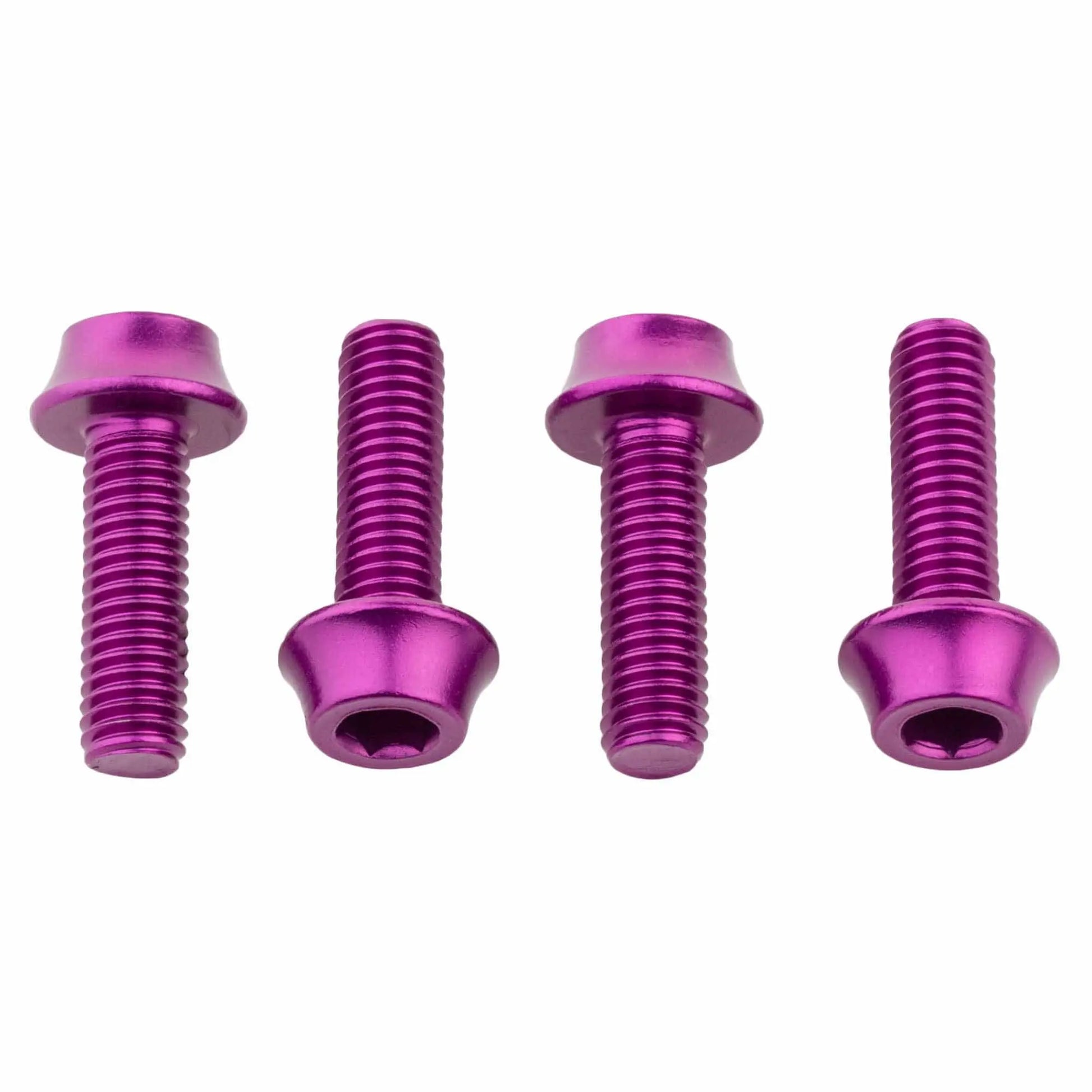Wolf Tooth Anodized Water Bottle Cage Bolts - Ultraviolet Purple