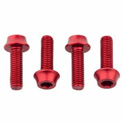 Wolf Tooth Anodized Water Bottle Cage Bolts - Red