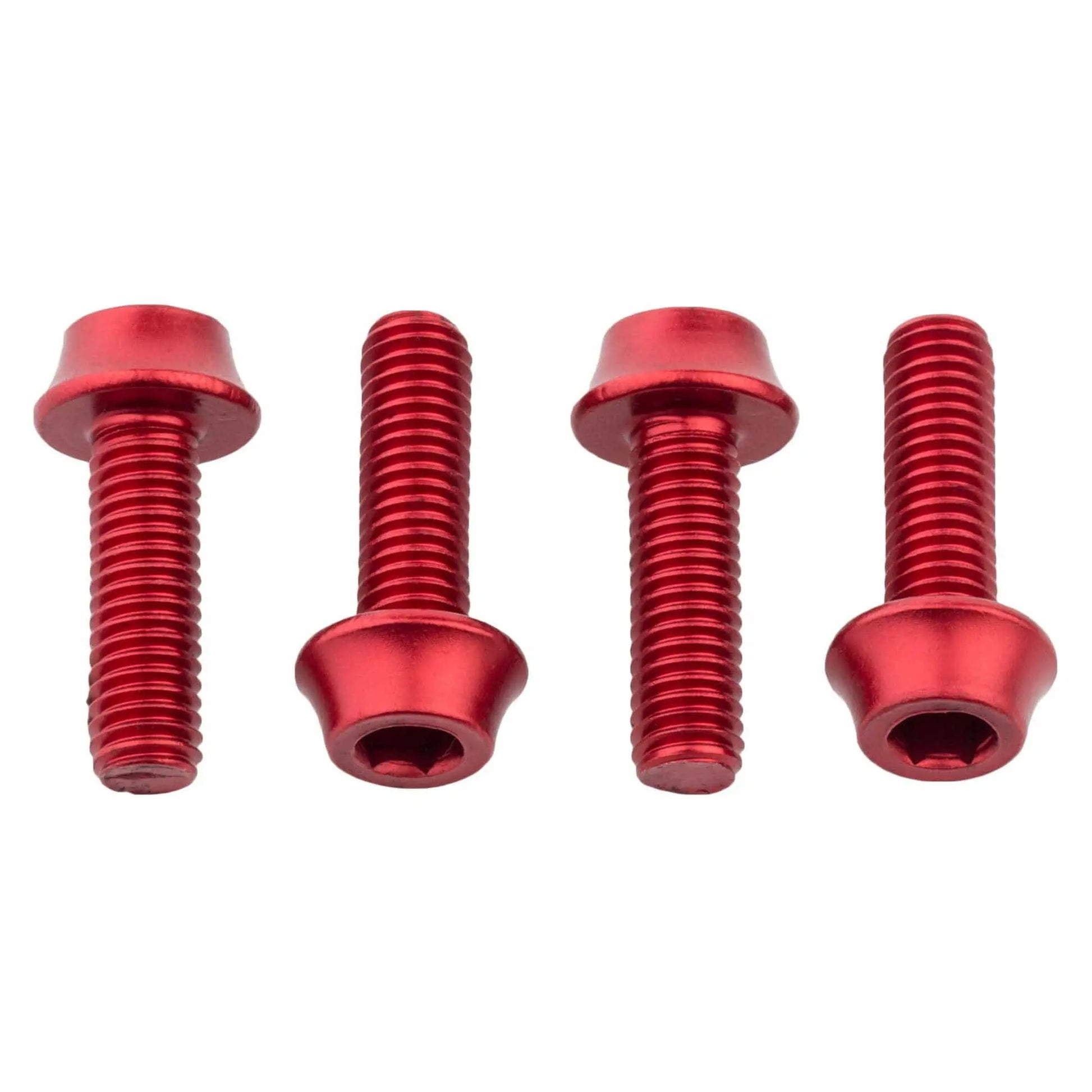 Wolf Tooth Anodized Water Bottle Cage Bolts - Red