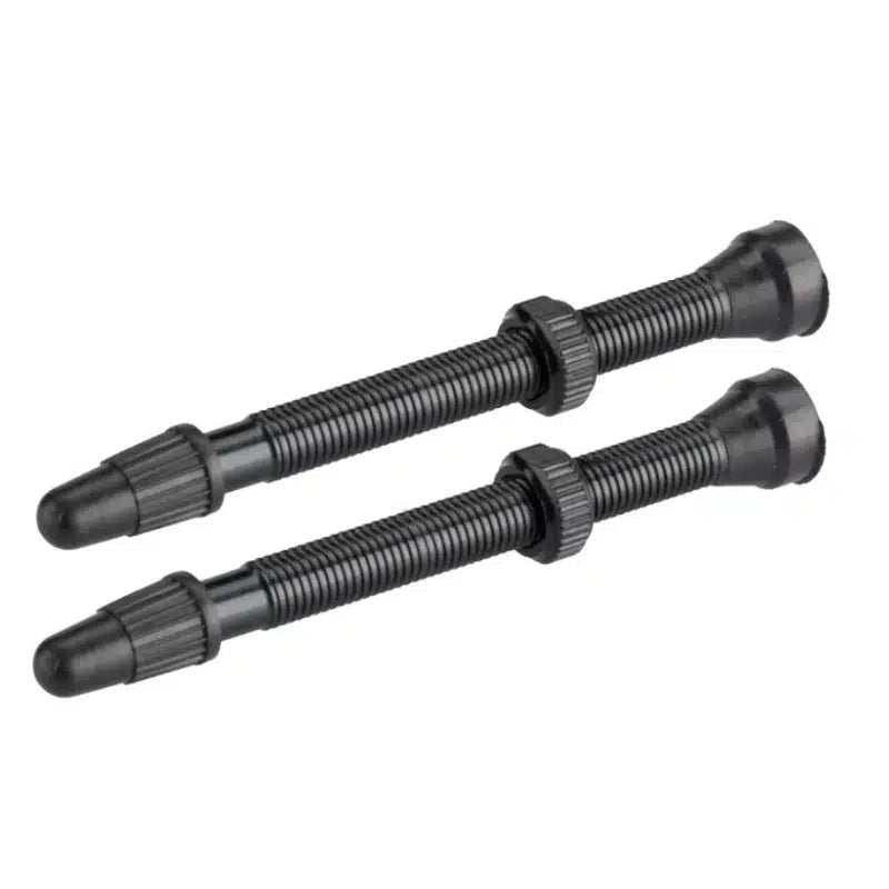 WHISKY No.9 Alloy Tubeless Valves - 65mm | Black