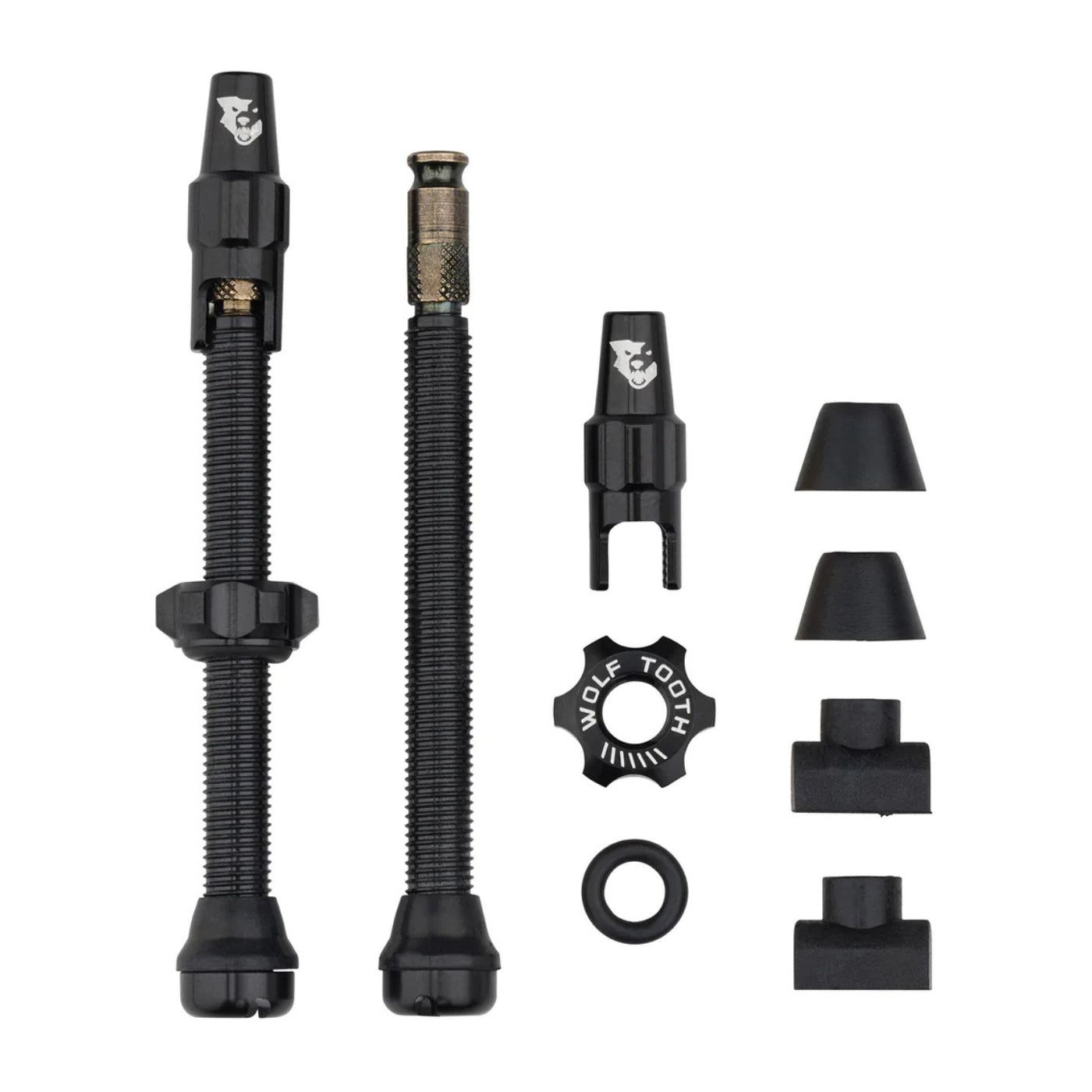 Wolf Tooth CLIK Tubeless Valve Kit - 60mm | Black