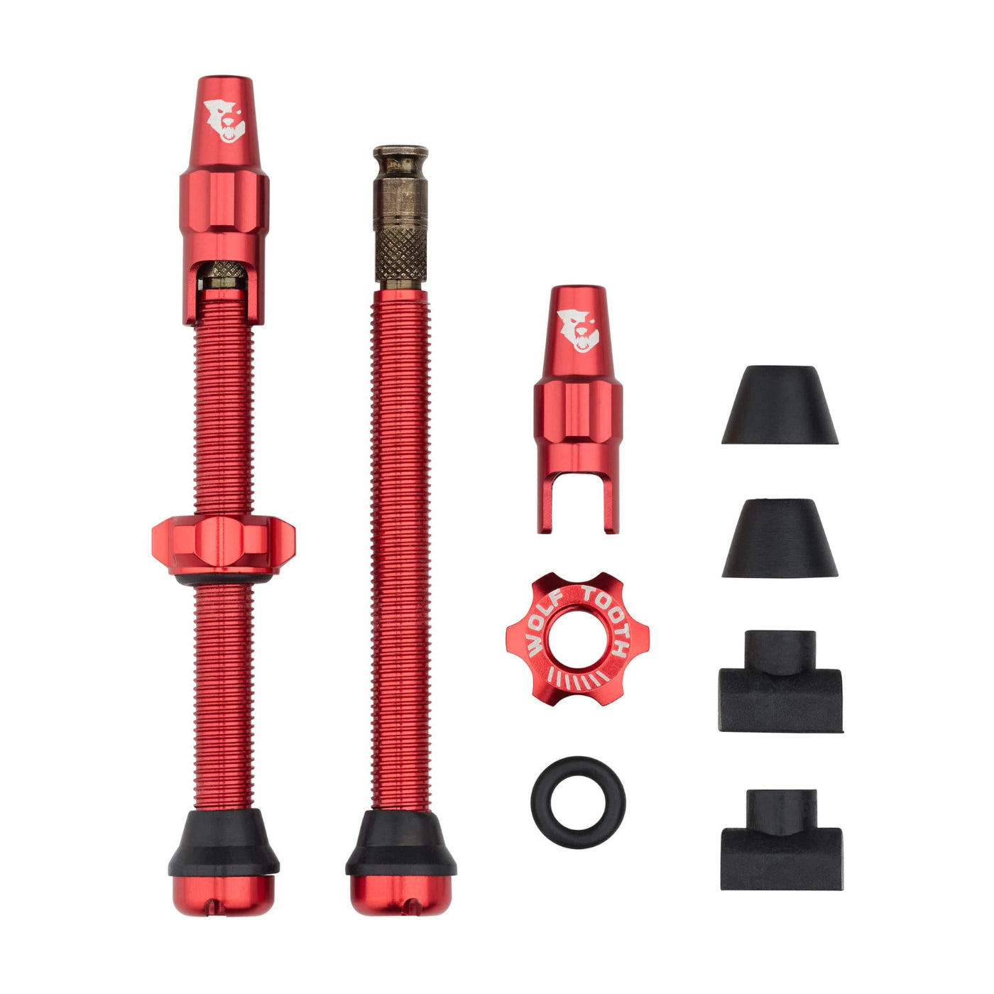 Wolf Tooth CLIK Tubeless Valve Kit - 60mm | Red
