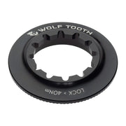 Wolf Tooth Centerlock Rotor Lockring - Internal Splined | Black Wolf Tooth